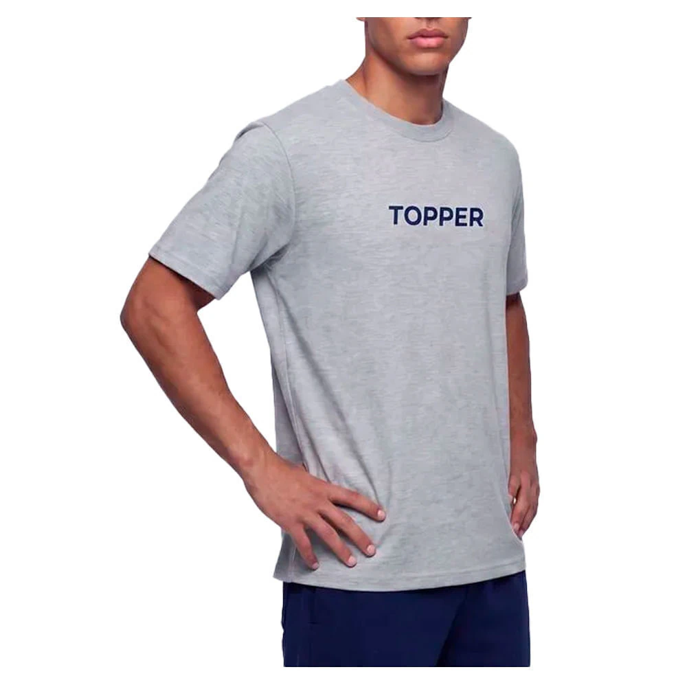 Remera Hombre Topper Brand Estandar Casual